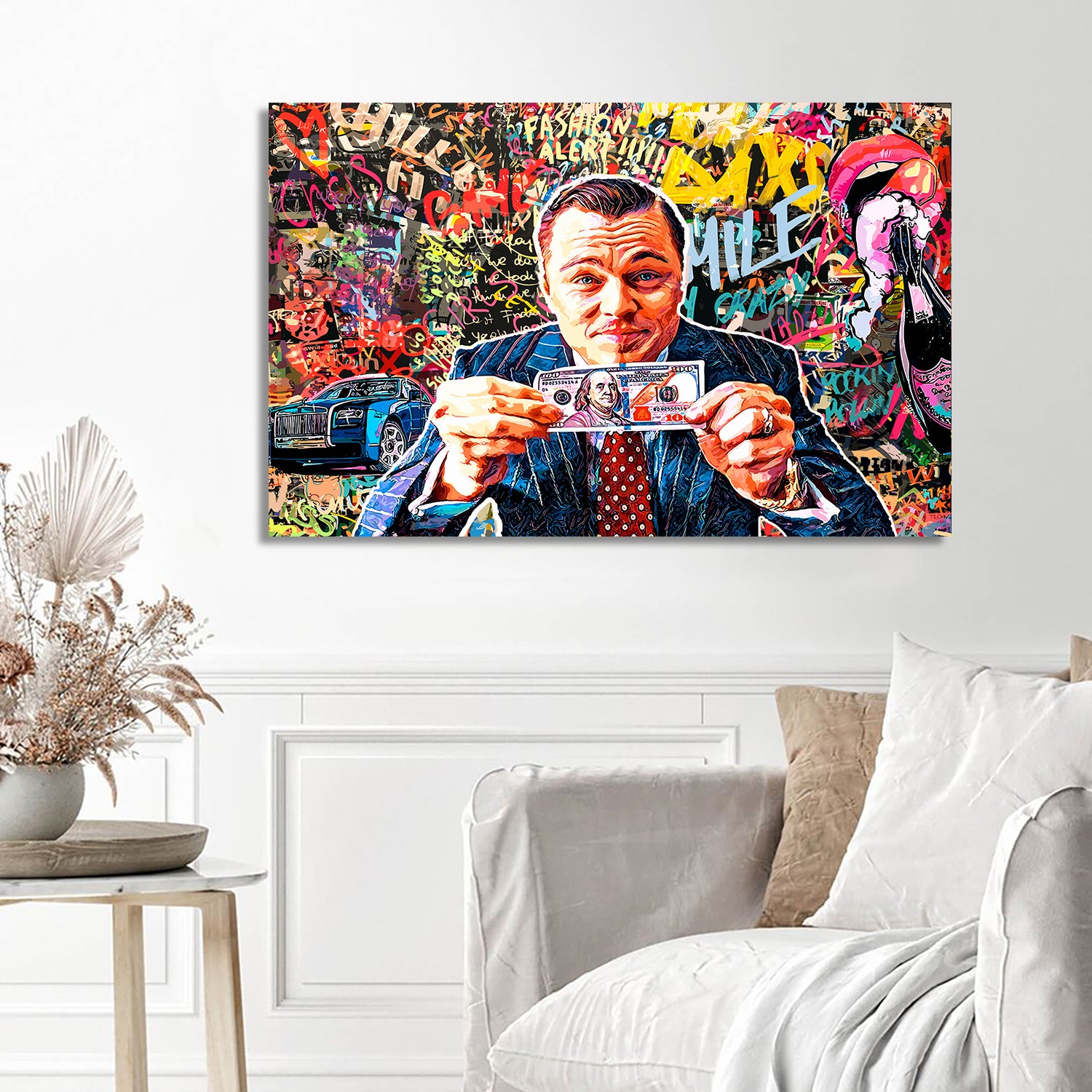 Leonardo DiCaprio Canvas Paintings | Iconic Hollywood Art Collection for Living Room Bedroom Wall Decoration-Kotart