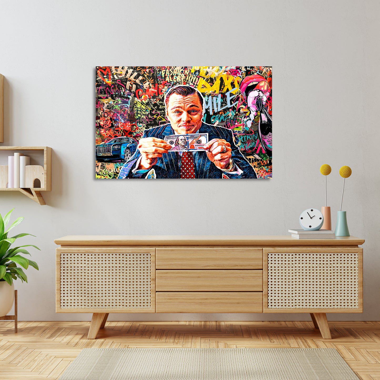 Leonardo DiCaprio Canvas Paintings | Iconic Hollywood Art Collection for Living Room Bedroom Wall Decoration-Kotart