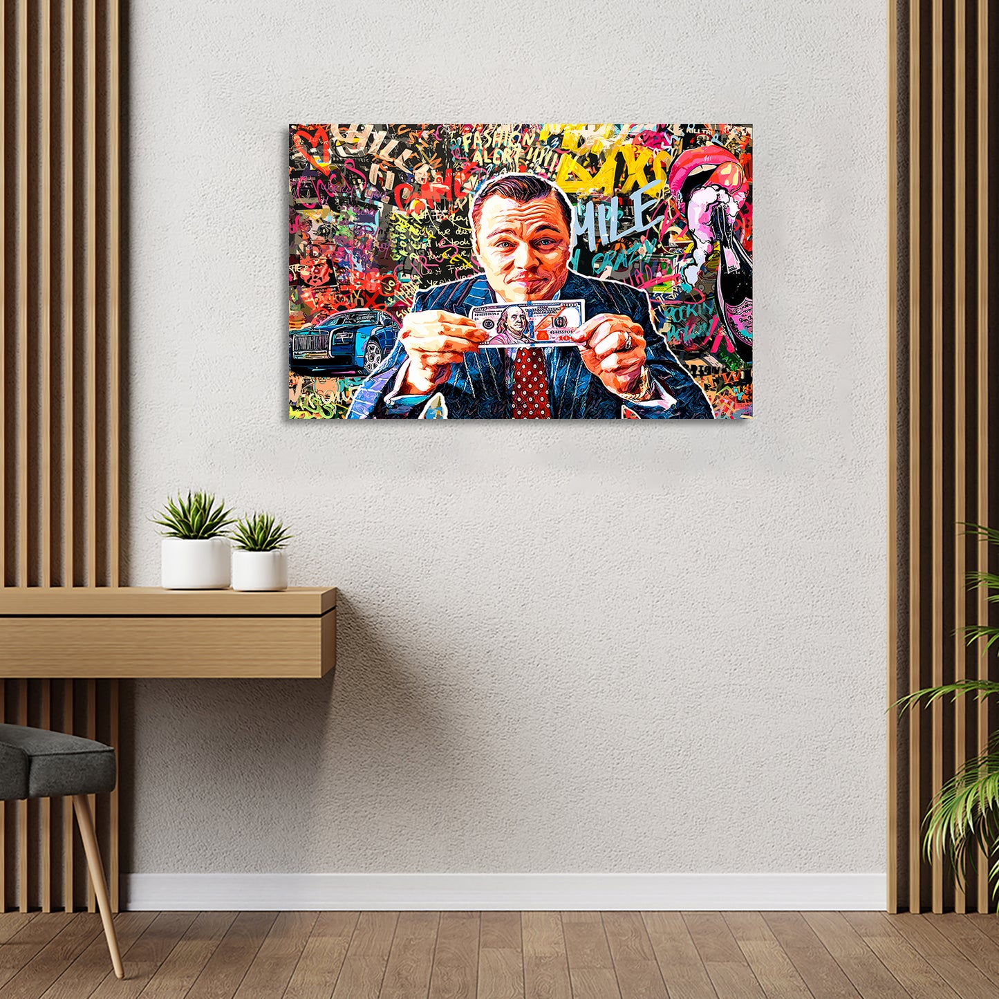 Leonardo DiCaprio Canvas Paintings | Iconic Hollywood Art Collection for Living Room Bedroom Wall Decoration-Kotart