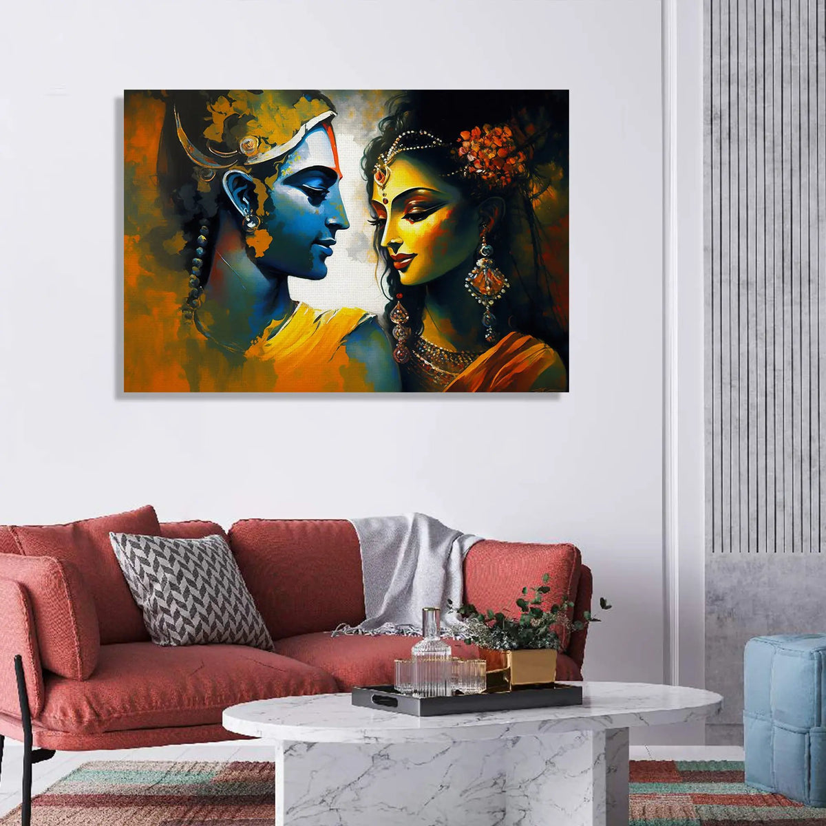 Radha Rani Modern Lord Radha Krishna Photo Gallery Modern Indian Art , Acrylic Radha