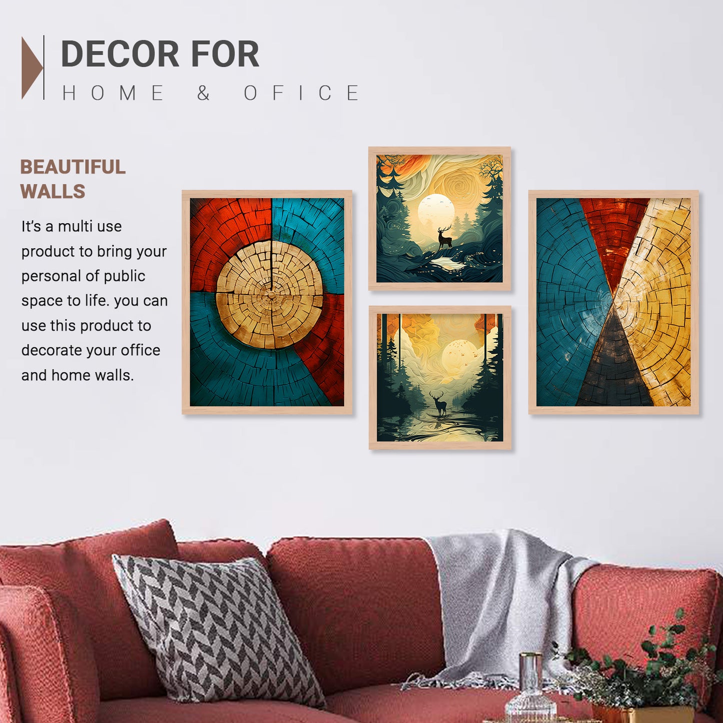 Modern Art Paintings for Living Room Bedroom Home and Office Wall-Kotart