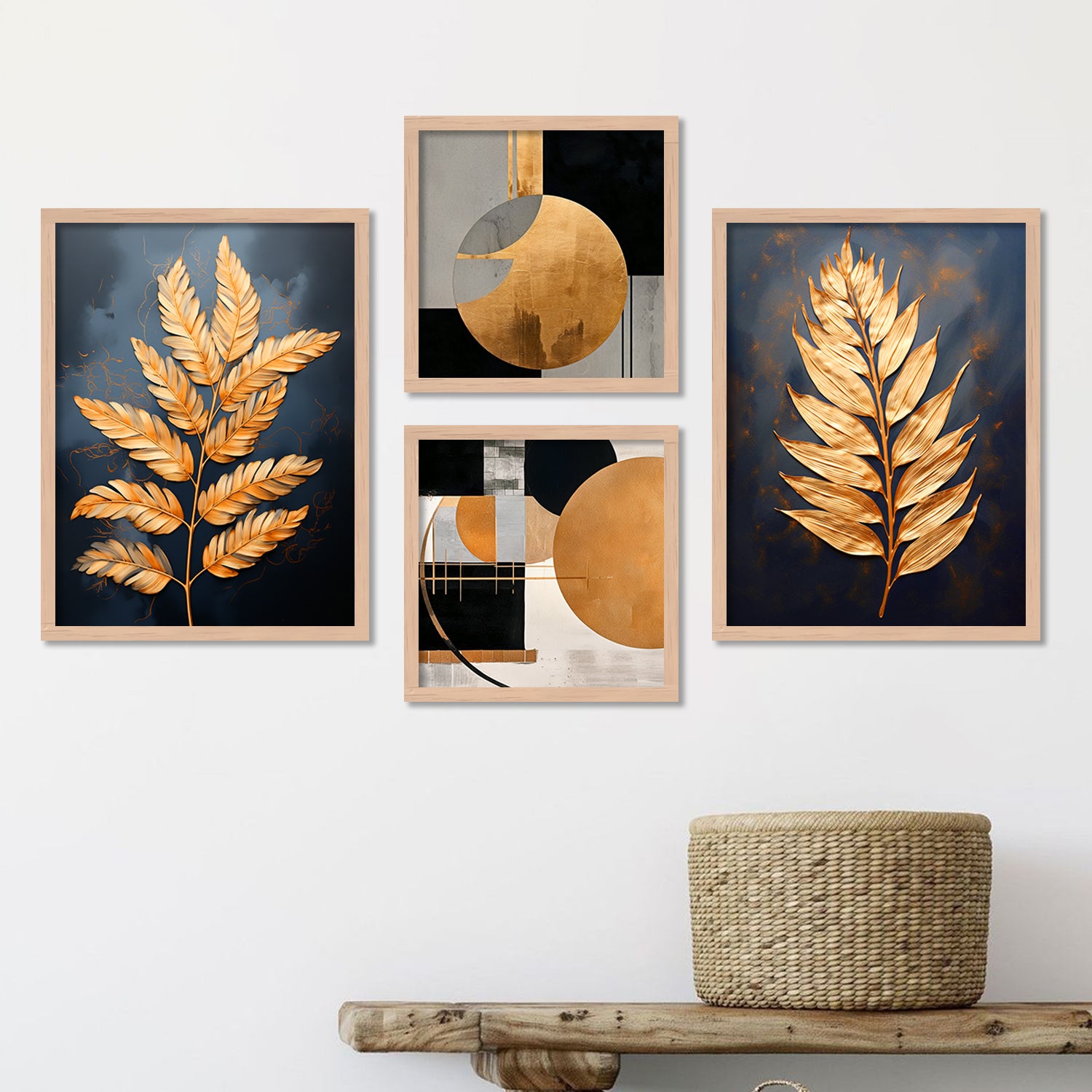 Amazing framed paintings outlets on leaves