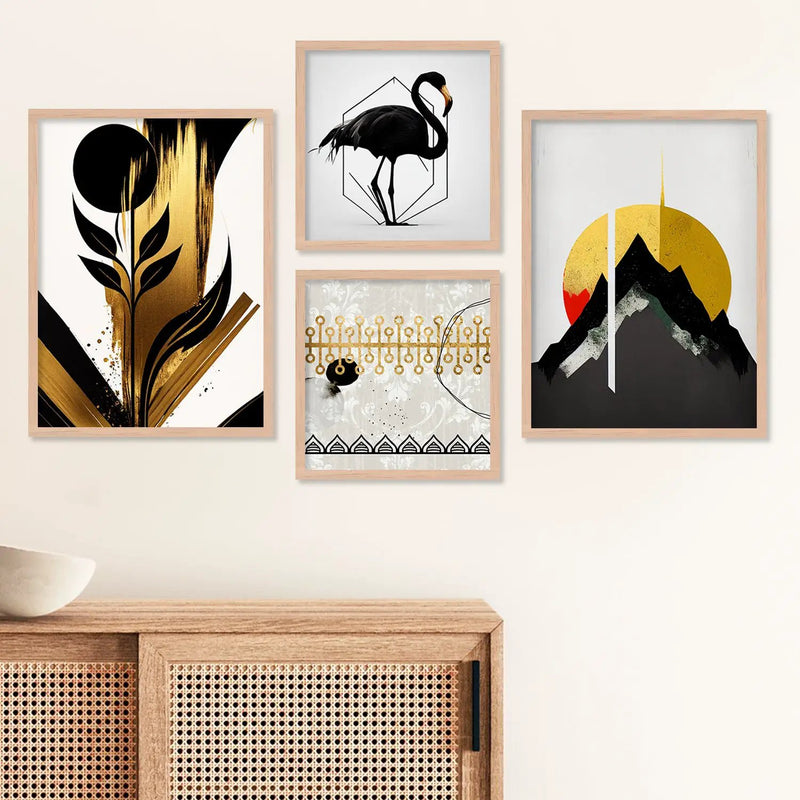 KOTART Aesthetic Decorative Wall Decor Prints with Frame for Home Decoration - Print for Living Room Bedroom Office - Framed Print for Wall Decoration by Kotart store