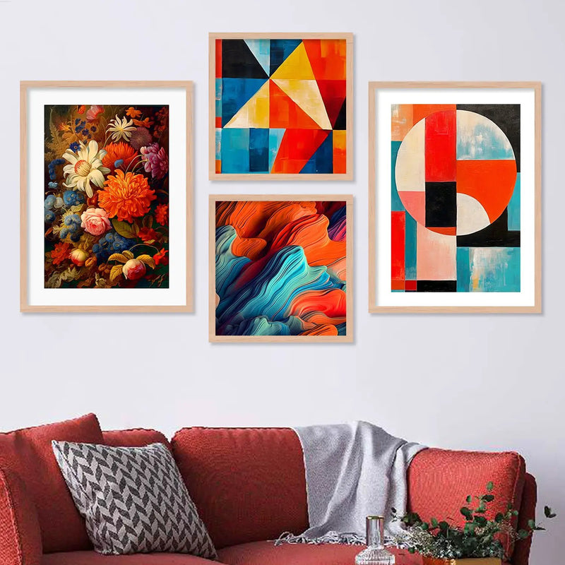 Vibrant Print for Living Room Bedroom Home Wall Decoration by Kotart store