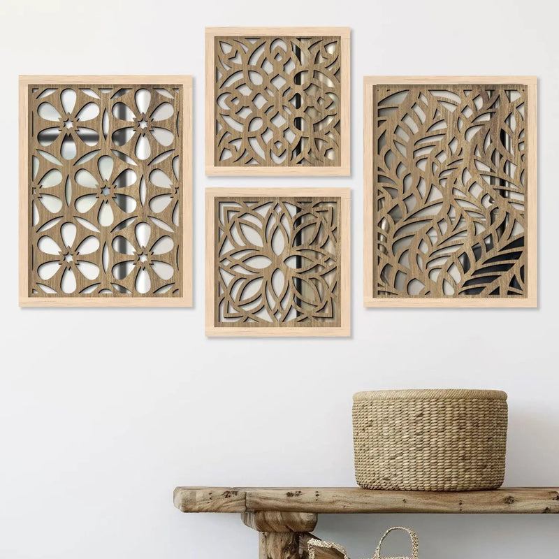 Decorative Jharokha Wall Mirror for Home Living Room Wall Decor-Kotart