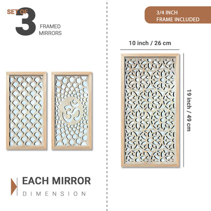 Decorative Wall Mirrors Mirror with Frame for Home And Office Wall Décor