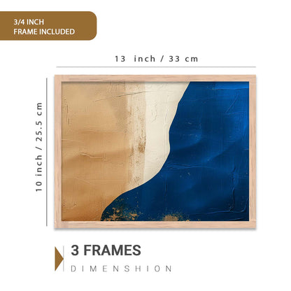 Modern Art  Prints with Frame for Living Room Bedroom Home and Office Wall Decor Set of 6