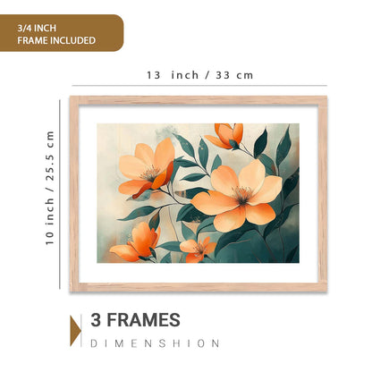 Modern Art Prints with Frame for Living Room Bedroom Home and Office Wall Decor Set of 6
