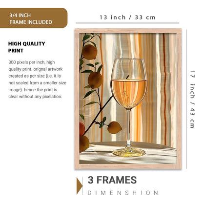 Modern Art Prints with Frame for Living Room Bedroom Home and Office Wall Decor Set of 6