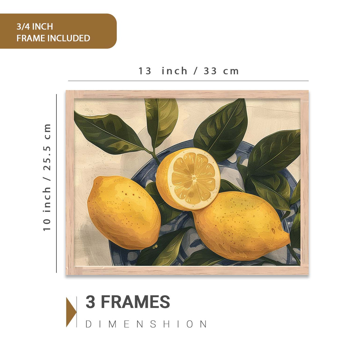 Cafe Art Prints with Frame for Living Room Bedroom Home and Office Wall Decor Set of 6