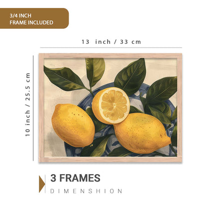 Cafe Art Prints with Frame for Living Room Bedroom Home and Office Wall Decor Set of 6