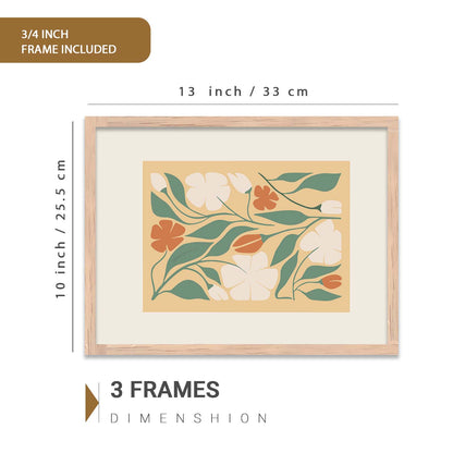 Modern Art Prints with Frame for Living Room Bedroom Home and Office Wall Decor Set of 6