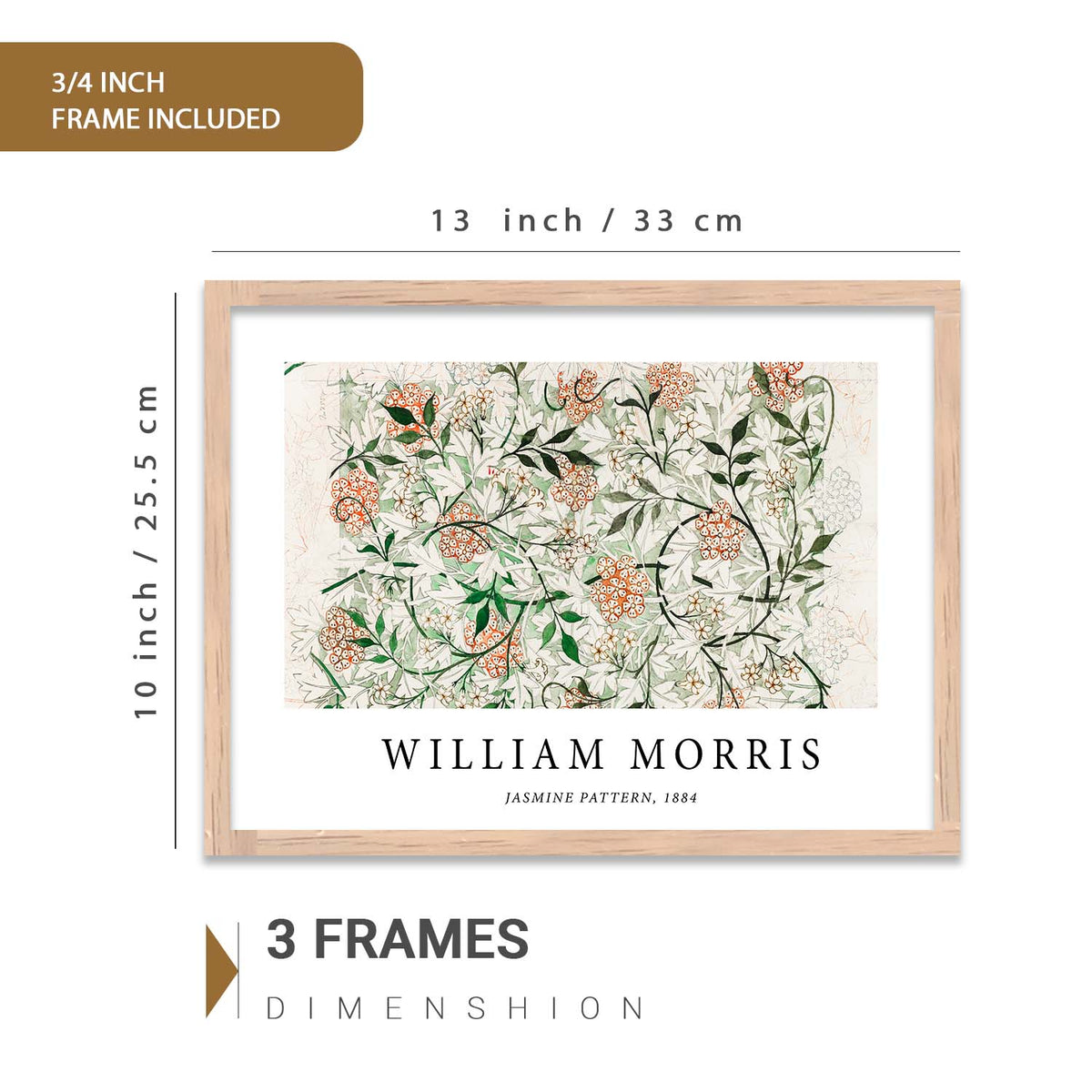 Modern  Art Prints with Frame for Living Room Bedroom Home and Office Wall Decor Set of 6