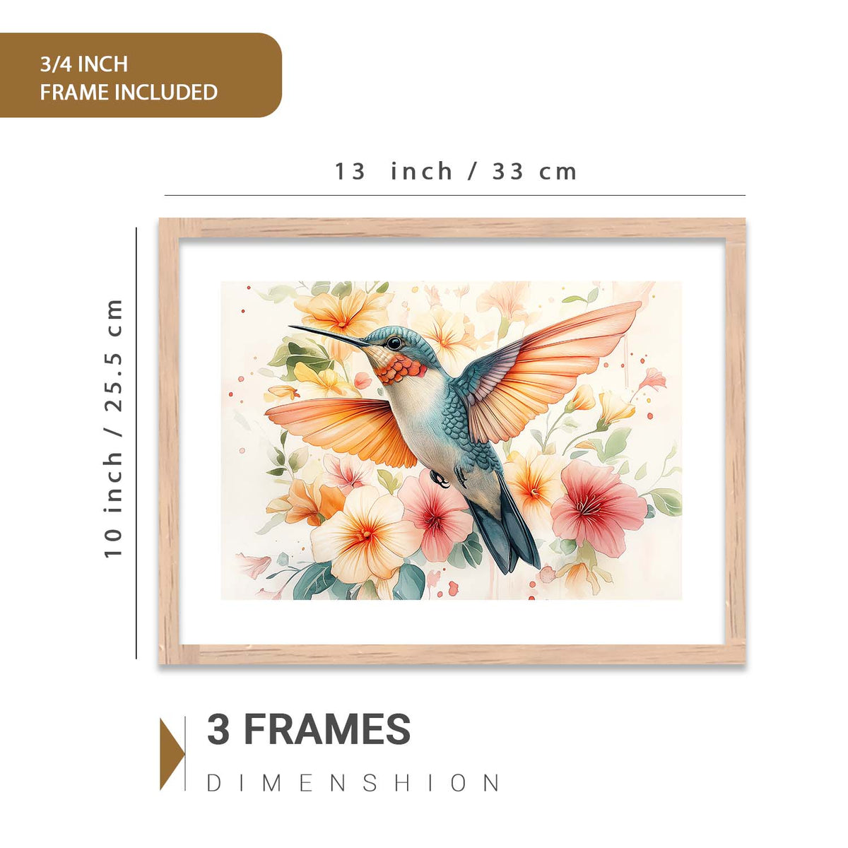 Modern Art Prints with Frame for Living Room Bedroom Home and Office Wall Decor Set of 6