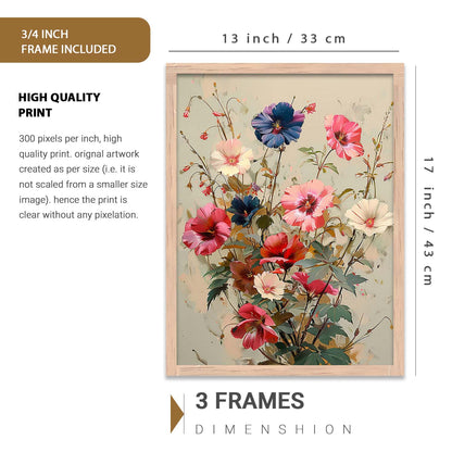 Modern Art Prints with Frame for Living Room Bedroom Home and Office Wall Decor Set of 6