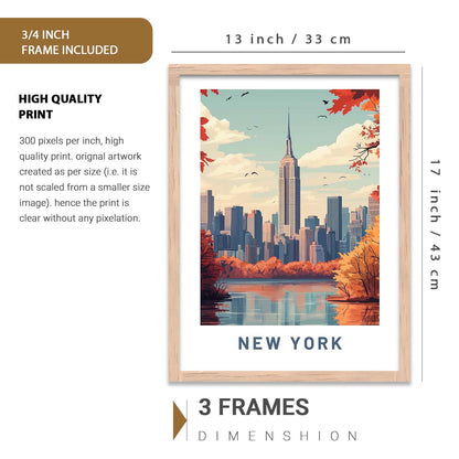 Premium Art Prints with Frame for Living Room Bedroom Home and Office Wall Decor Set of 6