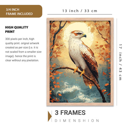 Nature  Art Prints with Frame for Living Room Bedroom Home and Office Wall Decor Set of 6