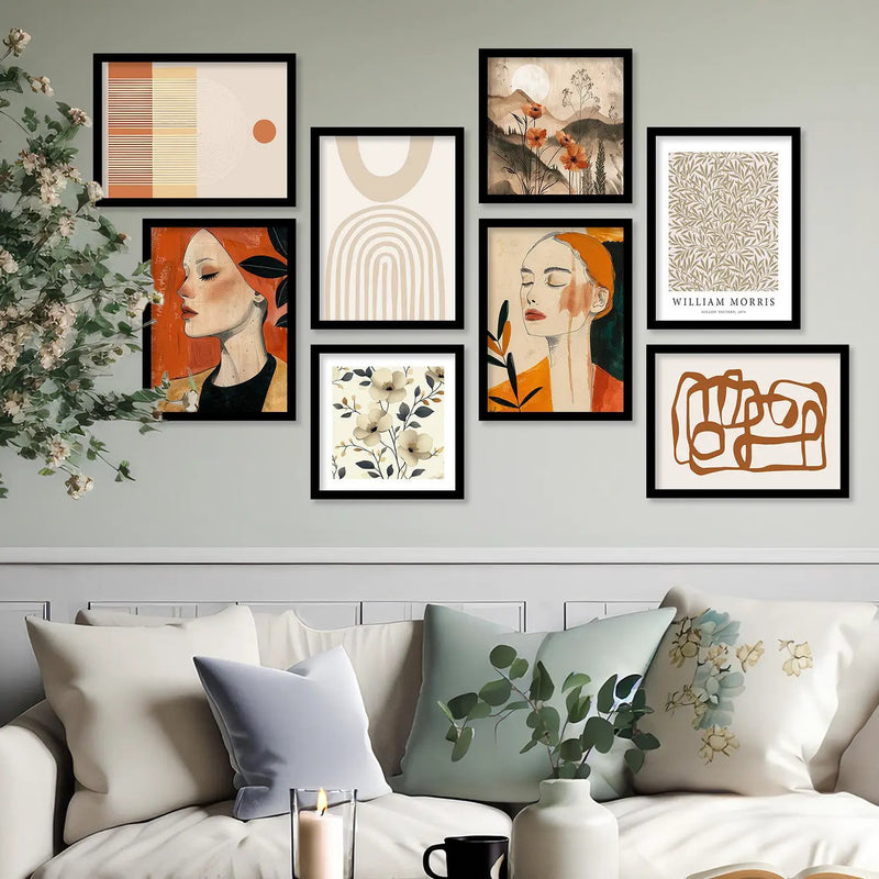 Mordern  Art Wall Décor  Framed Prints for Bedroom Living Room