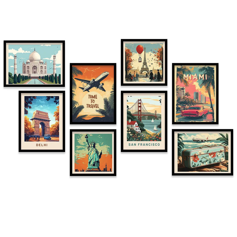 City View  Art Wall Décor  Framed Prints for Bedroom Living Room