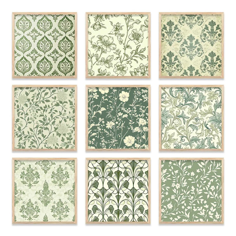 Floral Wall Art Paintings with Frame for Wall Decor by Kotart store