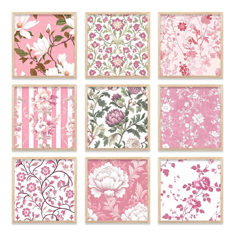 Floral Wall Art Paintings with Frame for Wall Decor by Kotart store
