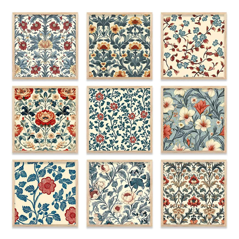 Floral Wall Art Paintings with Frame for Wall Decor by Kotart store