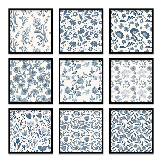 Floral  Wall   Art Paintings with Frame for Wall Decor