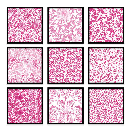 Floral  Wall Art Paintings with Frame for Wall Decor