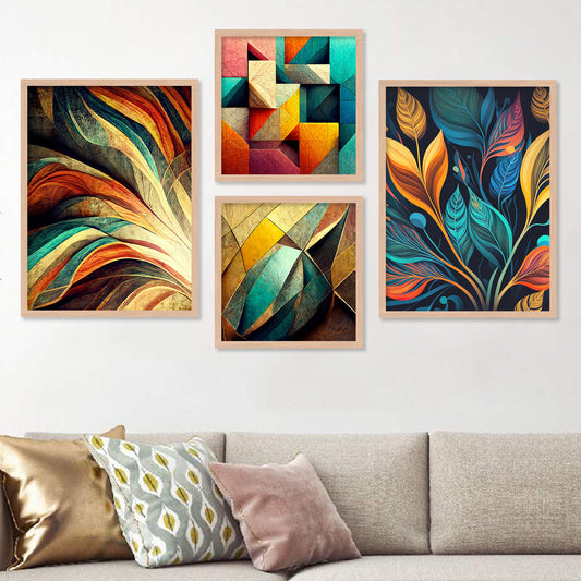 Modern Art Aesthetic Premium Digital Paintings with Frame for Home Decoration-Kotart