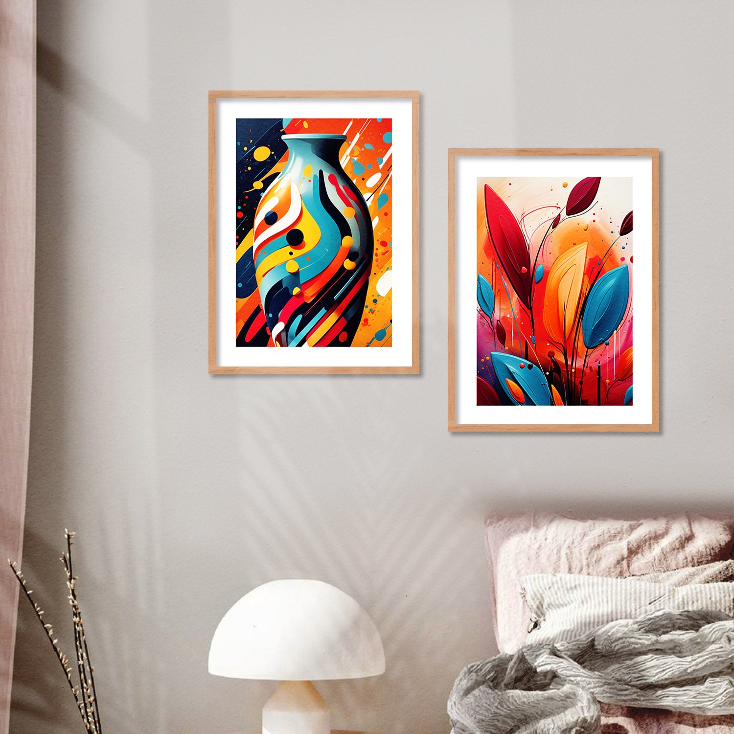 Vibrant Modern Art Painting Combo-Kotart