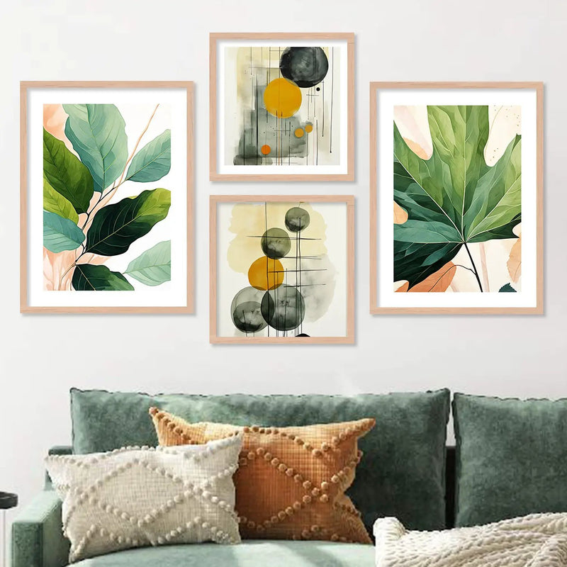 Nature's Leaf Painting for Your Gallery Wall-Kotart