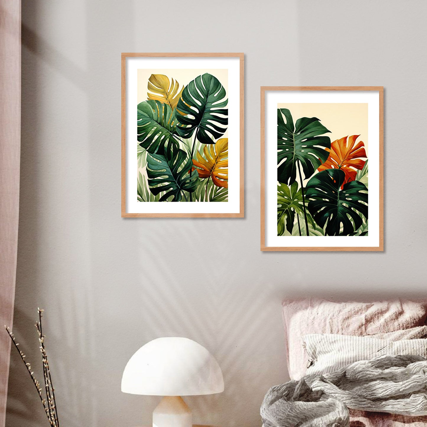 Nature-Inspired Tropical Leafs Painting for Your Gallery Wall-Kotart