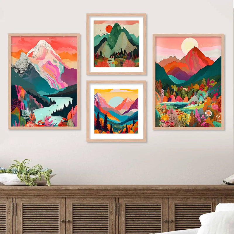 Breathe in the Beauty: Scenic Painting Combo for Your Home-Kotart