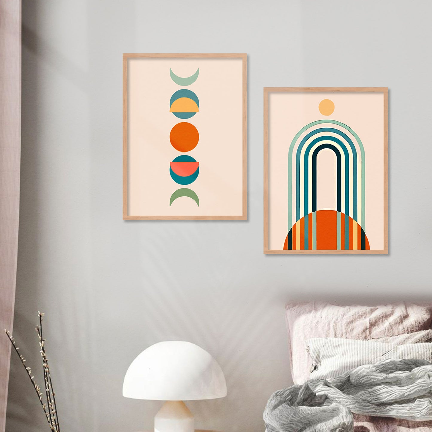 Minimalist Boho Vibes: Art Frames Combos for Free-Spirited Homes-Kotart