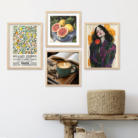 Modern Art  Print with Frame for Living Room Bedroom Office Wall Decor