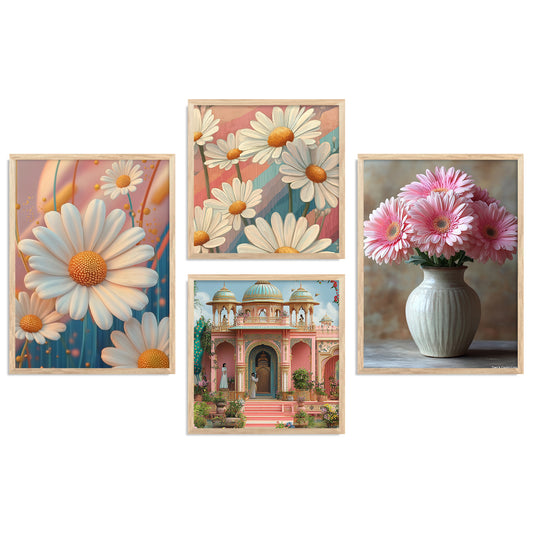 Modern  Art Print with Frame for Living Room Bedroom Office Wall Decor