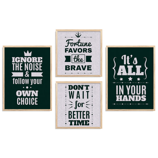 Motivational  Art  Print with Frame for Living Room Bedroom Office Wall Decor