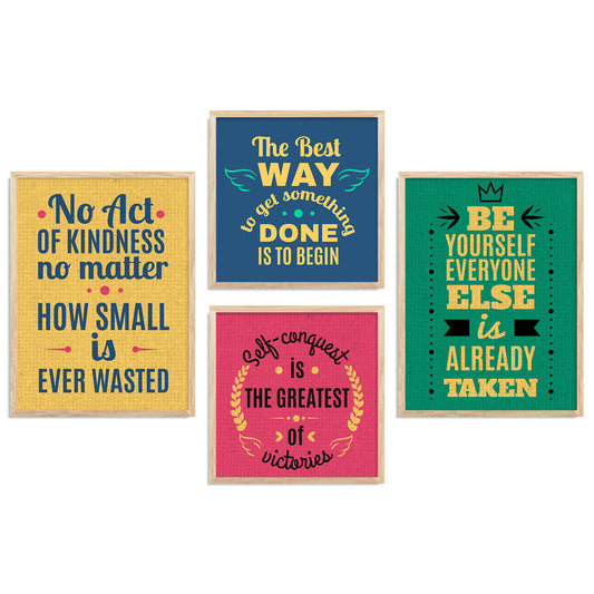 Motivational   Art  Print with Frame for Living Room Bedroom Office Wall Decor