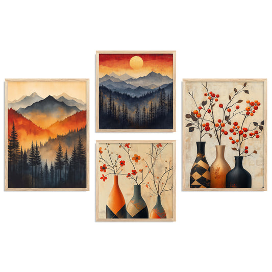 Modern  Art  Print with Frame for Living Room Bedroom Office Wall Decor