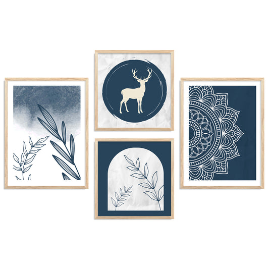 Modern  Art  Print with Frame for Living Room Bedroom Office Wall Decor