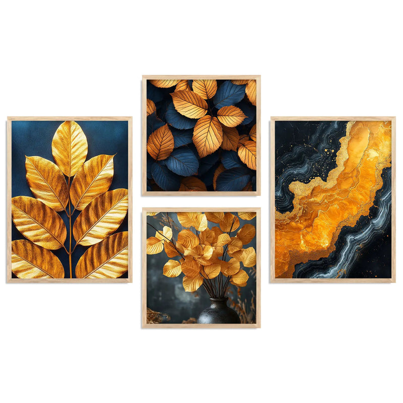 Modern Art Print with Frame for Living Room Bedroom Office Wall Decor by Kotart store