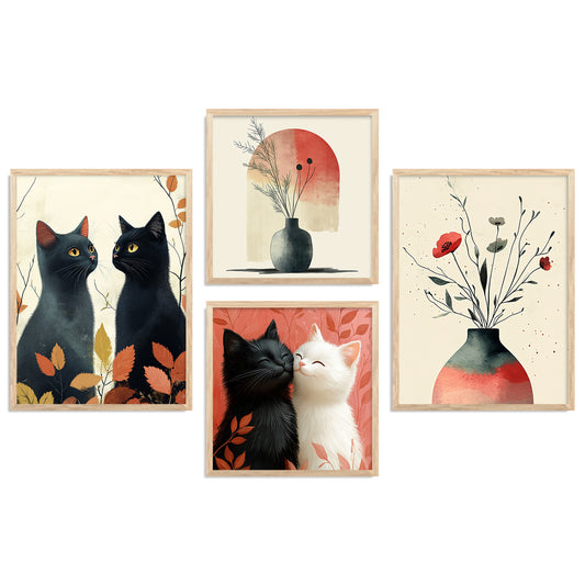 Modern   Art  Print with Frame for Living Room Bedroom Office Wall Decor