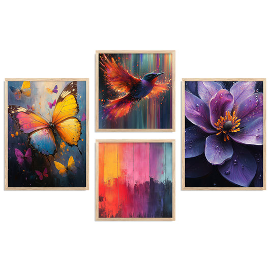 Modern  Art  Print  with Frame for Living Room Bedroom Office Wall Decor