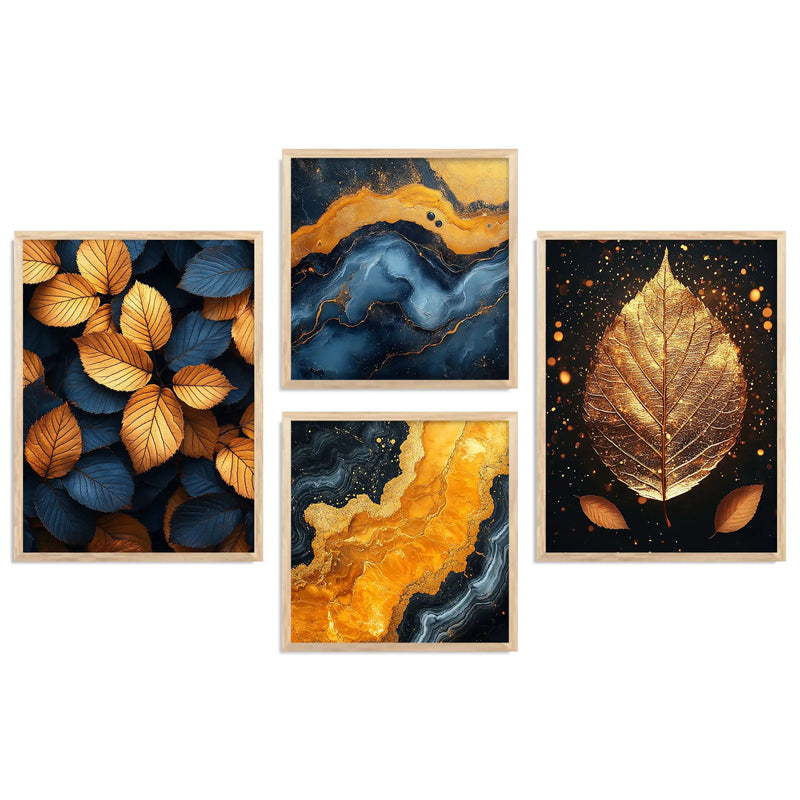 Modern Art Print with Frame for Living Room Bedroom Office Wall Decor by Kotart store