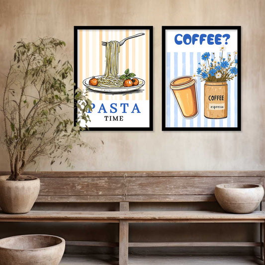 Cafe Wall Print For Living Room Wall Decor