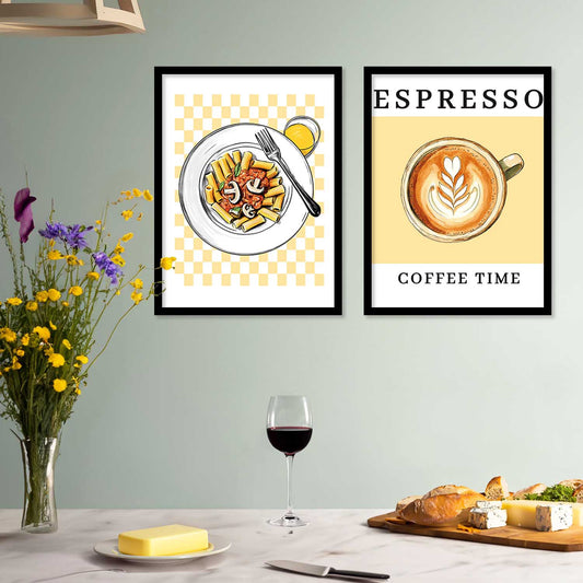 Cafe  Wall Print For Living Room Wall Decor