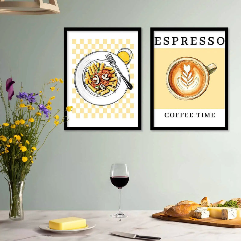 Cafe  Wall Print For Living Room Wall Decor