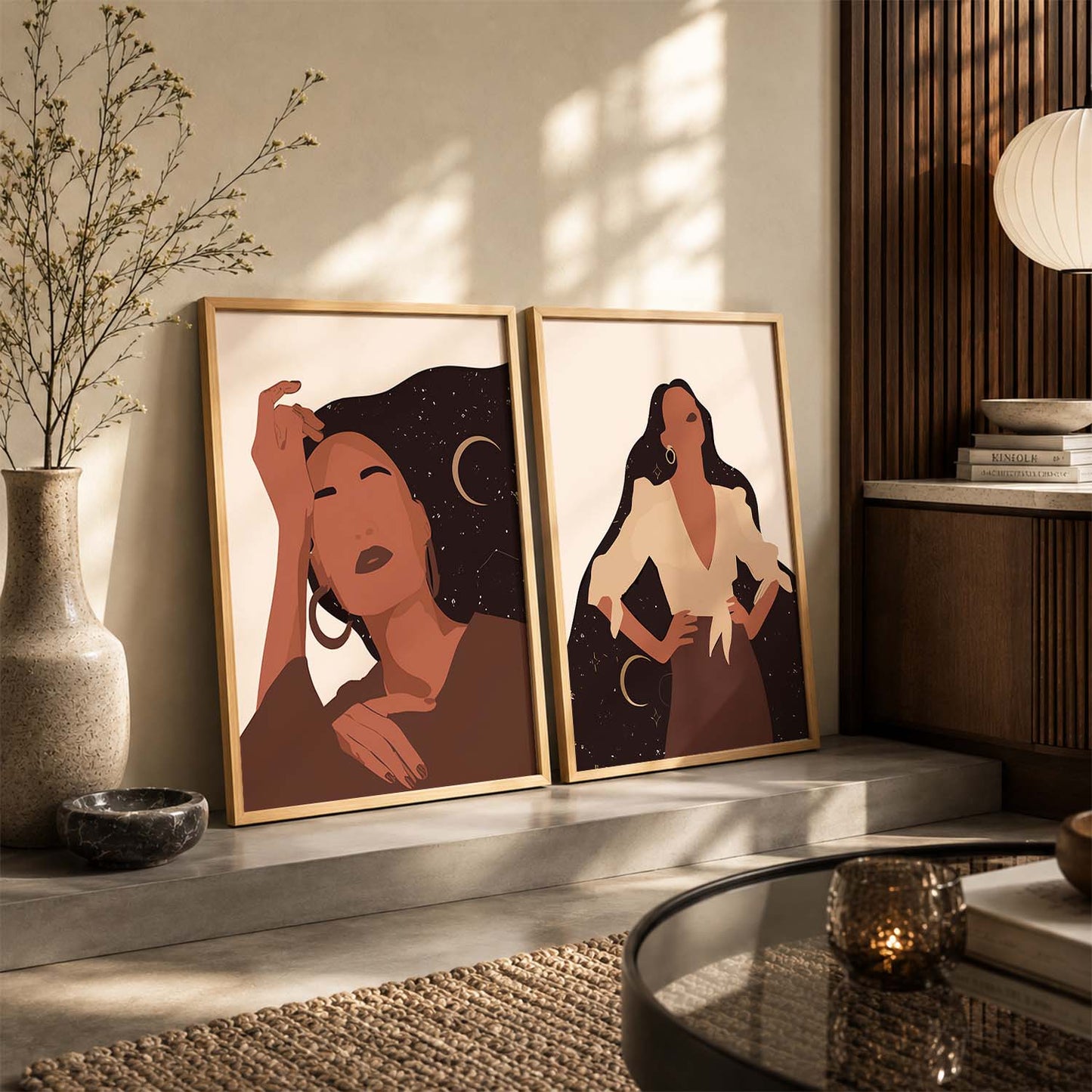 Elegant Modern Portraits for Home and Office Wall Decor