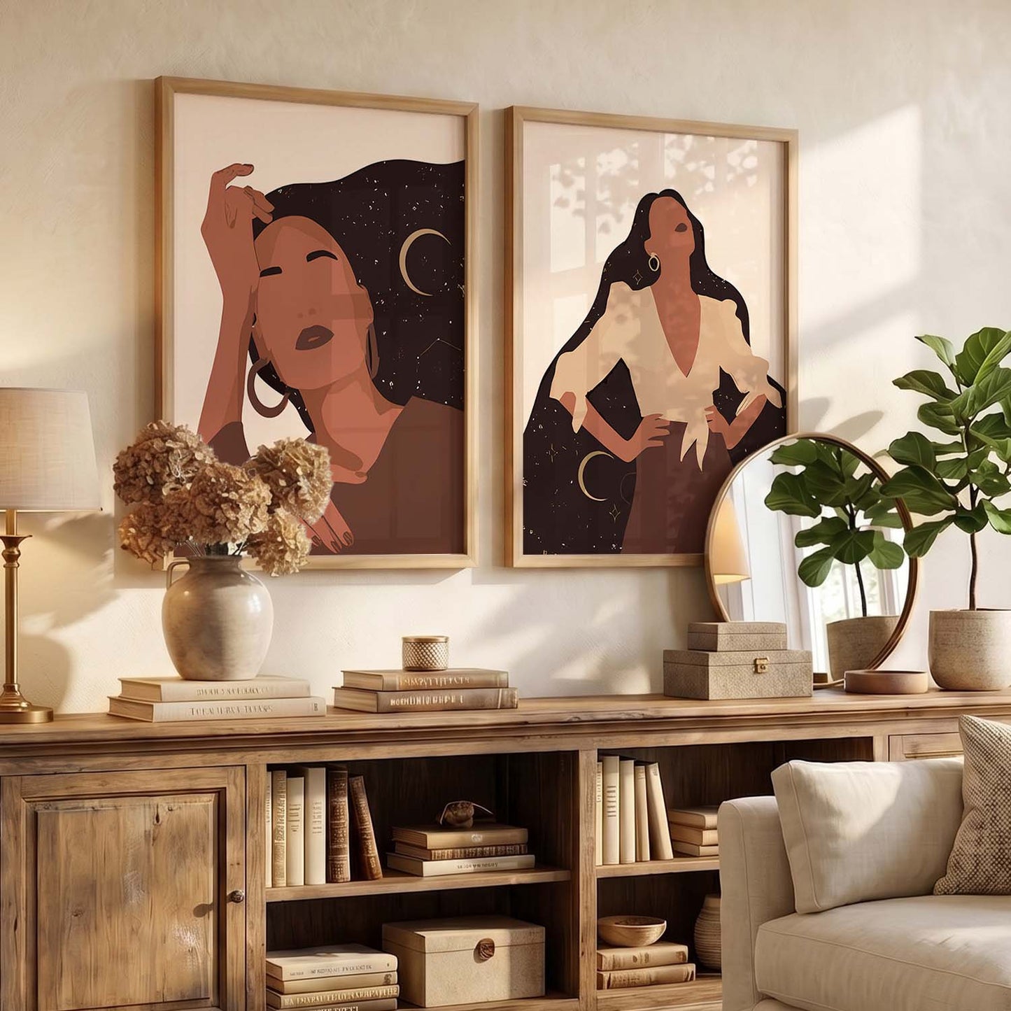 Elegant Modern Portraits for Home and Office Wall Decor