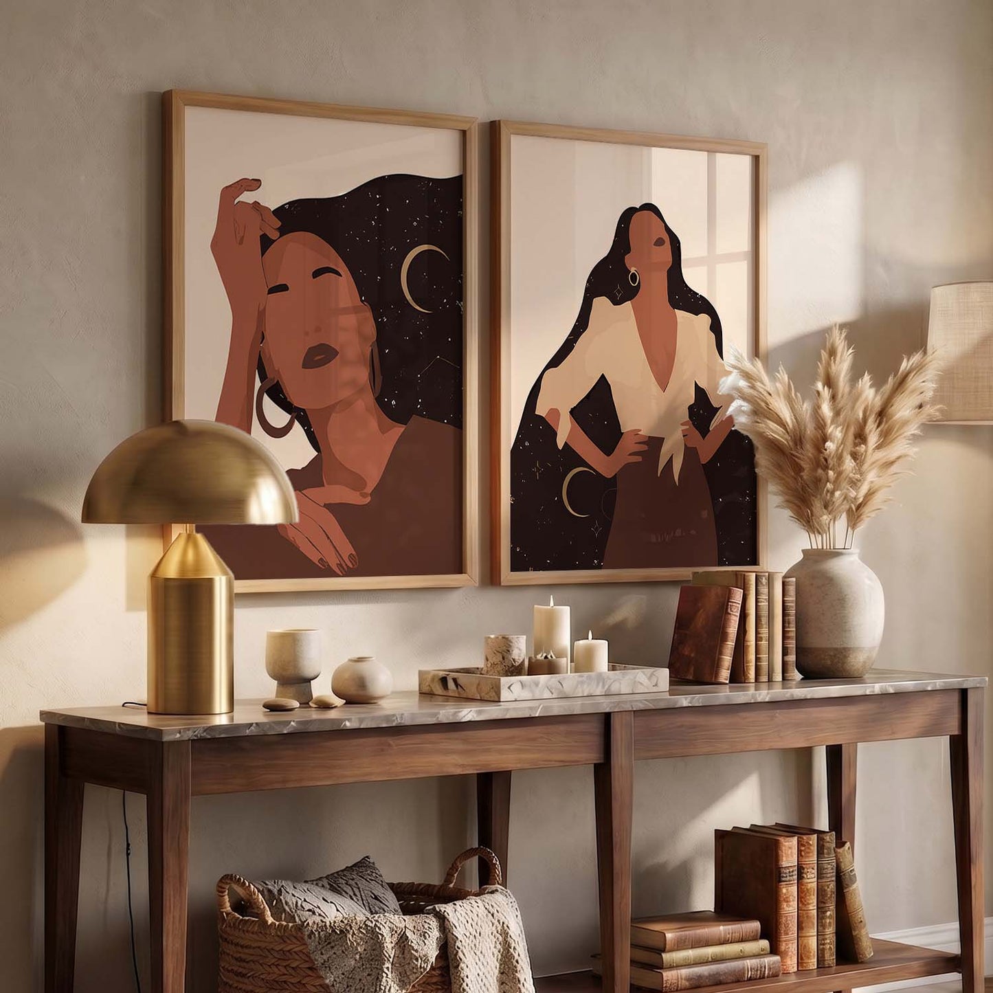 Elegant Modern Portraits for Home and Office Wall Decor